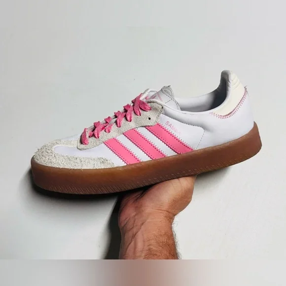 Adidas Sambae ‘Cloud White Pink Bliss’ Sz 11W/10M - Picture 1 of 8